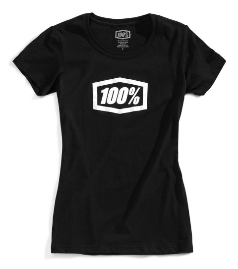 T-shirt 100% ESSENTIAL Women's krótki rękaw black roz. L (WYPRZEDAŻ -50%)