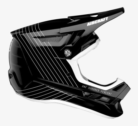 Kask full face 100% AIRCRAFT COMPOSITE Helmet Silo roz. XL (61-62 cm) (WYPRZEDAŻ -50%)