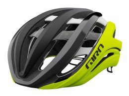 Kask szosowy GIRO AETHER SPHERICAL MIPS matte black fade highlight yellow roz. S (51-55 cm) (WYPRZEDAŻ -40%)