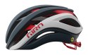 Kask szosowy GIRO AETHER SPHERICAL MIPS matte portaro gray white red roz. S (51-55 cm) (WYPRZEDAŻ -40%)