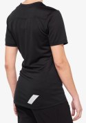 Koszulka damska 100% RIDECAMP Women's Jersey krótki rękaw black grey roz. L (WYPRZEDAŻ -50%)