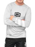 Koszulka juniorska 100% R-CORE Youth Jersey długi rękaw vapor white roz. XL (WYPRZEDAŻ -50%)