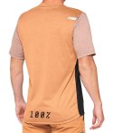 Koszulka męska 100% AIRMATIC Jersey krótki rękaw caramel black roz. XL (WYPRZEDAŻ -50%)