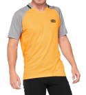 Koszulka męska 100% CELIUM Jersey krótki rękaw orange grey roz. XL (WYPRZEDAŻ -50%)