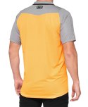 Koszulka męska 100% CELIUM Jersey krótki rękaw orange grey roz. XL (WYPRZEDAŻ -50%)