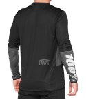 Koszulka męska 100% R-CORE X Jersey długi rękaw charcoal black roz. XL (WYPRZEDAŻ -50%)