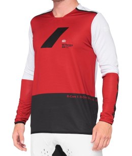 Koszulka męska 100% R-CORE X Jersey długi rękaw cherry black roz. L (WYPRZEDAŻ -50%)