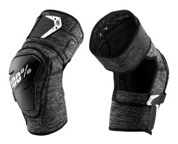 Ochraniacze na kolana 100% FORTIS Knee Guard grey heather black roz. L/XL (WYPRZEDAŻ -50%)