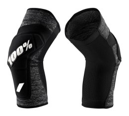 Ochraniacze na kolana 100% RIDECAMP Knee Guard grey heather black roz. L (WYPRZEDAŻ -50%)