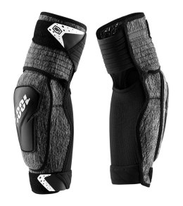 Ochraniacze na łokcie 100% FORTIS Elbow Guard grey heather black roz. L/XL (WYPRZEDAŻ -50%)