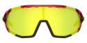 Okulary TIFOSI SLEDGE CLARION crystal red (3szkła Clarion Yellow 10,9% transmisja światła, AC Red, Clear) (NEW)