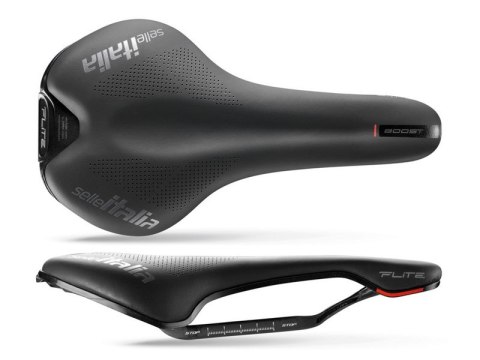 Siodło SELLE ITALIA FLITE BOOST KIT CARBONIO L (id match L1), Carbon/keramic Rail, Fibra-Tek, 180g (NEW)