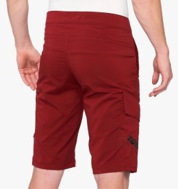 Szorty męskie 100% RIDECAMP Shorts brick roz.28 (42 EUR) (WYPRZEDAŻ -50%)