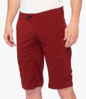 Szorty męskie 100% RIDECAMP Shorts brick roz.32 (46 EUR) (WYPRZEDAŻ -50%)