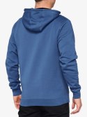 Bluza męska 100% BURST Hooded Pullover Sweatshirt Federal Blue roz. L (WYPRZEDAŻ -50%)