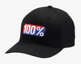 Czapka z daszkiem 100% CLASSIC X-Fit flexfit hat black roz. L/XL (WYPRZEDAŻ -50%)