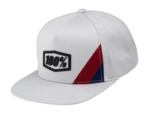 Czapka z daszkiem 100% CORNERSTONE trucker hat light grey (WYPRZEDAŻ -50%)