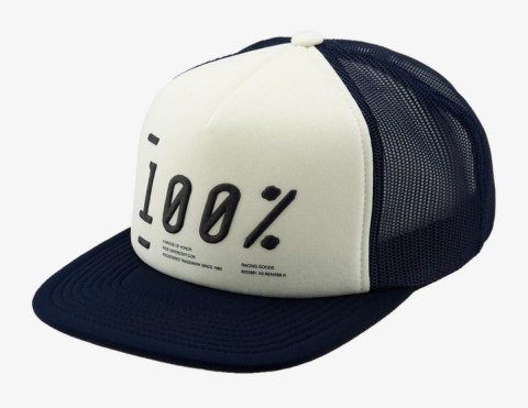 Czapka z daszkiem 100% TRANSFER trucker hat navy (WYPRZEDAŻ -50%)