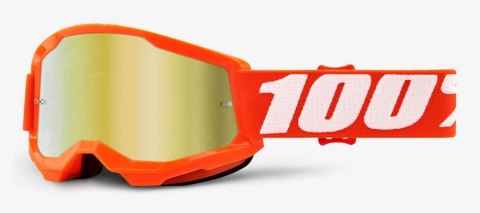 Gogle 100% STRATA 2 JUNIOR ORANGE (Szyba Złota Lustrzana Anti-Fog, LT 28%+/-5%) (WYPRZEDAŻ -50%) Gogle 100% STRATA 2 JUNIOR ORANGE (Szyba Złota Lustrzana Anti-Fog, LT 28%+/-5%) (WYPRZEDAŻ -50%)