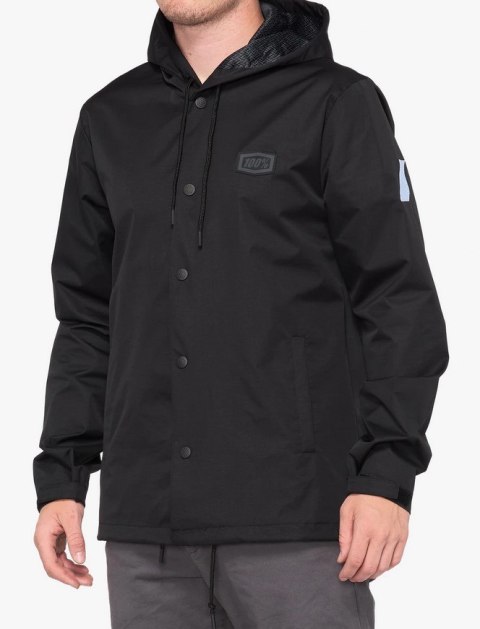 Kurtka męska 100% APACHE Hooded Snap Jacket roz. L (WYPRZEDAŻ -50%)