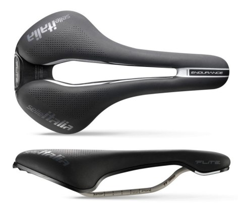 Siodło SELLE ITALIA FLITE BOOST ENDURANCE TI316 SUPERFLOW L (id match L3), TI 316 Rail, Fibra-Tek, 232g (NEW)