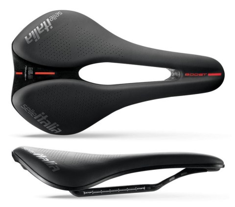 Siodło SELLE ITALIA NOVUS BOOST EVO KIT CARBONIO, Superflow L (id match L3), Carbon Rail, Fibra-Tek, 165g (NEW)