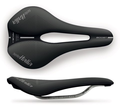 Siodło SELLE ITALIA NOVUS BOOST EVO TI316, Superflow L (id match L3), TI 316 Rail, Fibra-Tek, 200g (NEW)