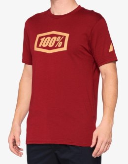 T-shirt 100% ESSENTIAL krótki rękaw brick roz. L (WYPRZEDAŻ -50%)