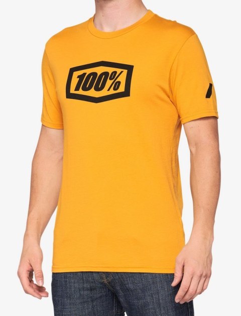 T-shirt 100% ESSENTIAL krótki rękaw goldenrod roz. L (WYPRZEDAŻ -50%)