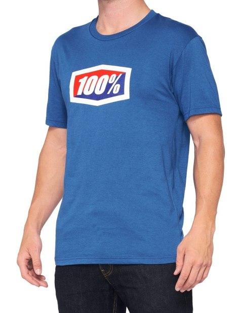 T-shirt 100% OFFICIAL krótki rękaw blue roz. XL (WYPRZEDAŻ -50%)