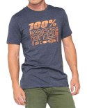 T-shirt 100% TRADEMARK krótki rękaw navy heather roz. M (WYPRZEDAŻ -50%)