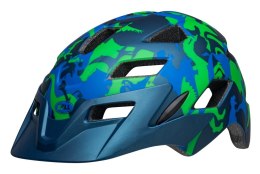 Kask dziecięcy BELL SIDETRACK matte blue camosaurus roz. Uniwersalny (47-54 cm)