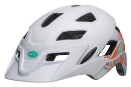 Kask dziecięcy BELL SIDETRACK matte white chapelle roz. Uniwersalny (47-54 cm) (NEW)