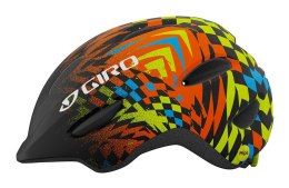 Kask dziecięcy GIRO SCAMP MIPS matte black check fade roz. S (49-53 cm) (NEW)