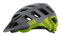 Kask mtb GIRO RADIX matte metallic black ano lime roz. L (59-63 cm) (NEW)...