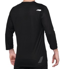 Koszulka męska 100% AIRMATIC 3/4 Sleeve Black roz. L (WYPRZEDAŻ -50%)