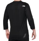 Koszulka męska 100% AIRMATIC 3/4 Sleeve Black roz. XL (WYPRZEDAŻ -50%)