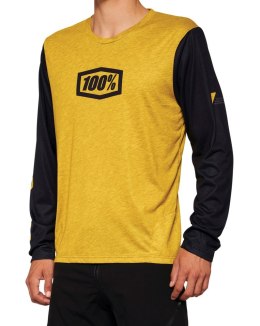 Koszulka męska 100% AIRMATIC Long Sleeve Dijon roz. L (WYPRZEDAŻ -50%)