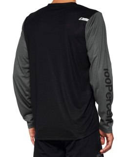 Koszulka męska 100% AIRMATIC Long Sleeve Jersey Black roz. L (WYPRZEDAŻ -50%)