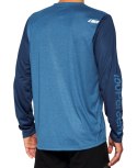 Koszulka męska 100% AIRMATIC Long Sleeve Slate Blue roz. L (WYPRZEDAŻ -50%)