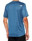 Koszulka męska 100% AIRMATIC Mesh Jersey krótki rękaw slate blue roz. XL (WYPRZEDAŻ -50%)