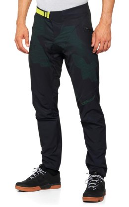 Spodnie męskie 100% AIRMATIC LE Pants Black Camo roz. 28 (EUR 42) (WYPRZEDAŻ -50%)