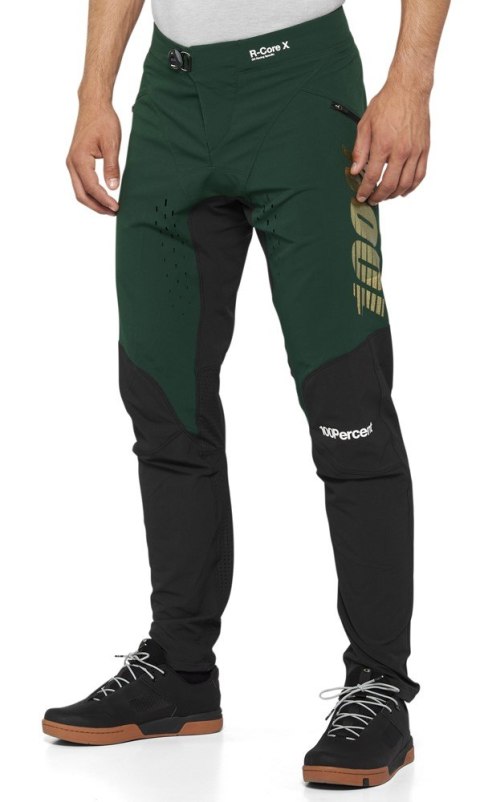 Spodnie męskie 100% R-CORE X Limited Edition Pants Forest Green roz. 28 (42 EUR) (WYPRZEDAŻ -50%)