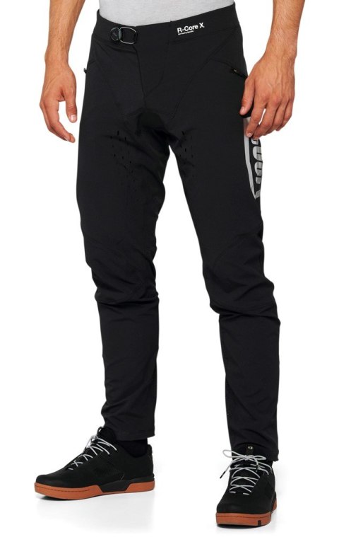 Spodnie męskie 100% R-CORE X Pants black roz. 28 (EUR 42) (WYPRZEDAŻ -50%)