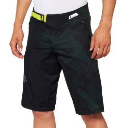 Szorty męskie 100% AIRMATIC LE Shorts black camo roz.28 (42 EUR) (WYPRZEDAŻ -50%)