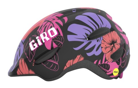 Kask dziecięcy GIRO SCAMP MIPS matte black floral roz. XS (45-49 cm) (NEW)