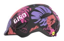 Kask dziecięcy GIRO SCAMP matte black floral roz. S (49-53 cm) (NEW)