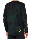 Koszulka męska 100% AIRMATIC LE Long Sleeve Black Camo roz. XL (WYPRZEDAŻ -50%)