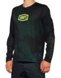 Koszulka męska 100% AIRMATIC LE Long Sleeve Black Camo roz. S (WYPRZEDAŻ -50%)