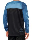 Koszulka męska 100% R-CORE Jersey długi rękaw black slate blue roz. XL (WYPRZEDAŻ -50%)